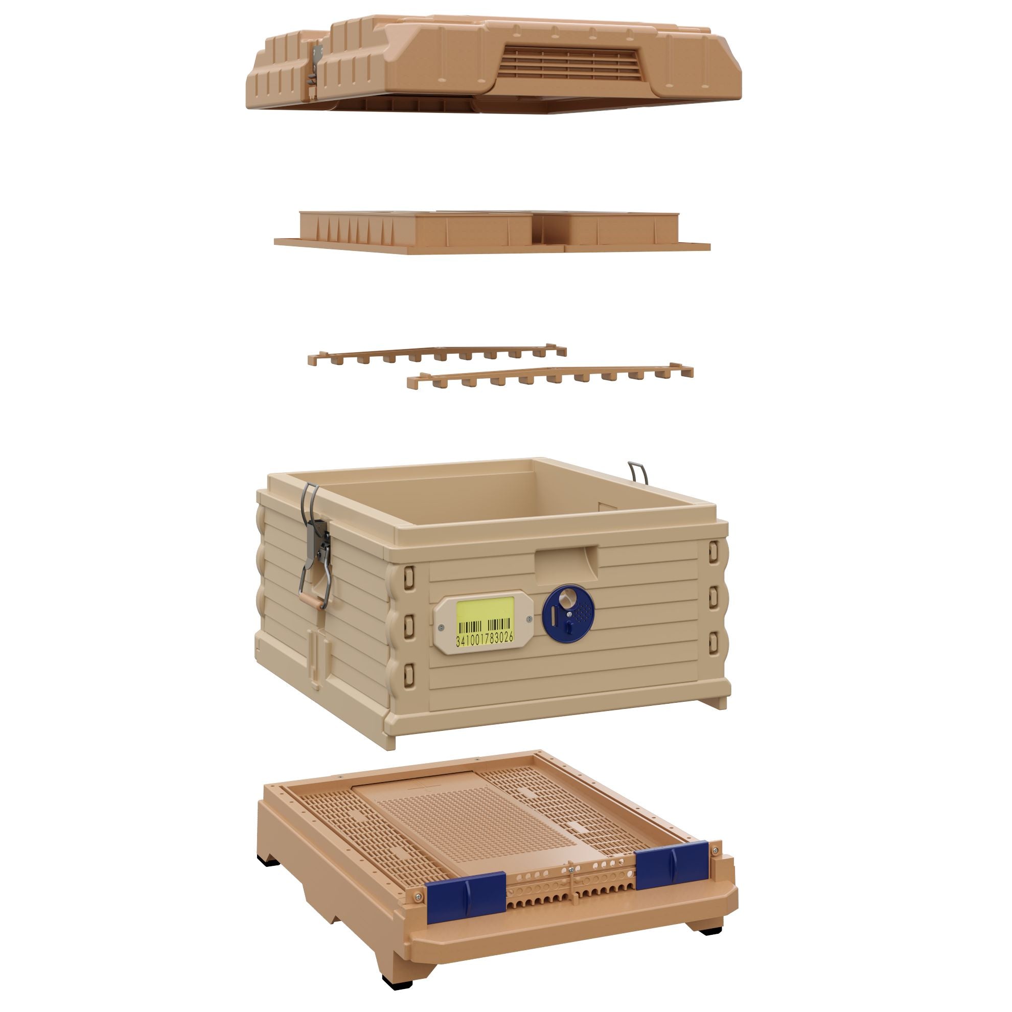 Apimaye Ergo PLUS Single Brood Box Beehive Set (qualifies for free shipping)