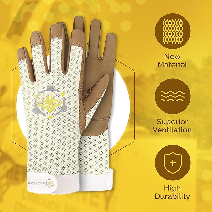 PIGSKIN Apis Tactical Heavy Duty Beekeeping Gloves (ships from warehouse)