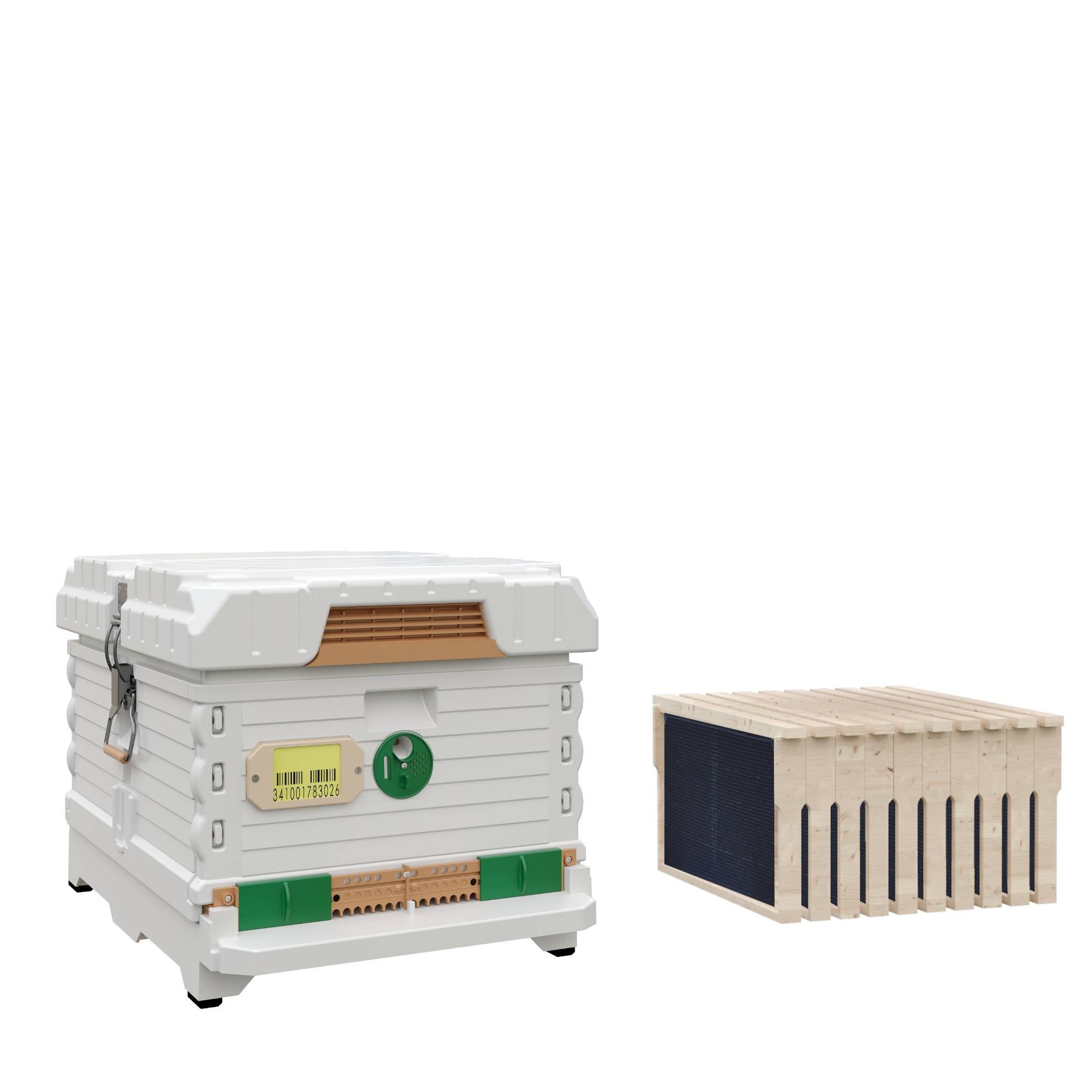 Apimaye Ergo PLUS White Single Brood Box Beehive Set (qualifies for free shipping)