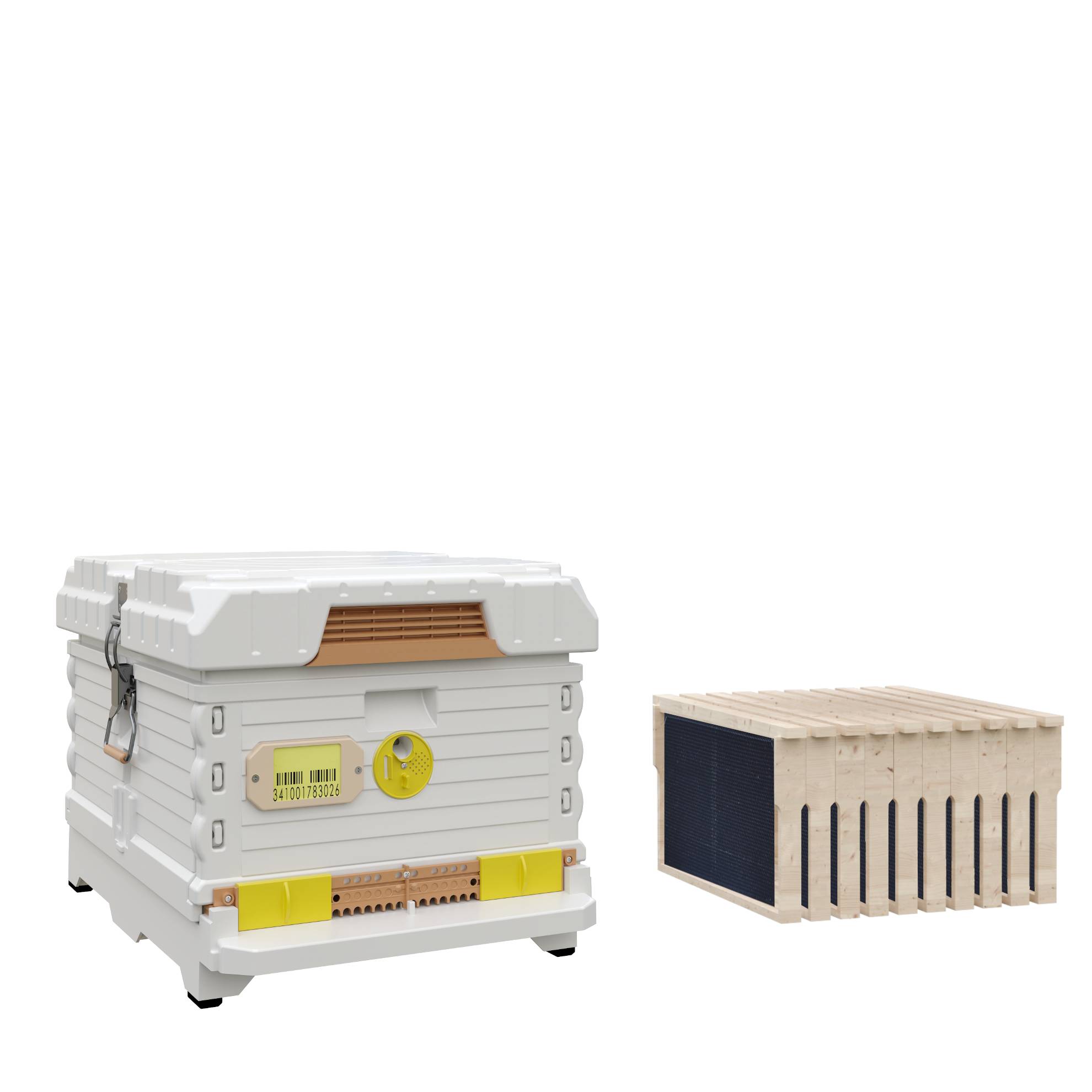 Apimaye Ergo PLUS White Single Brood Box Beehive Set (qualifies for free shipping)