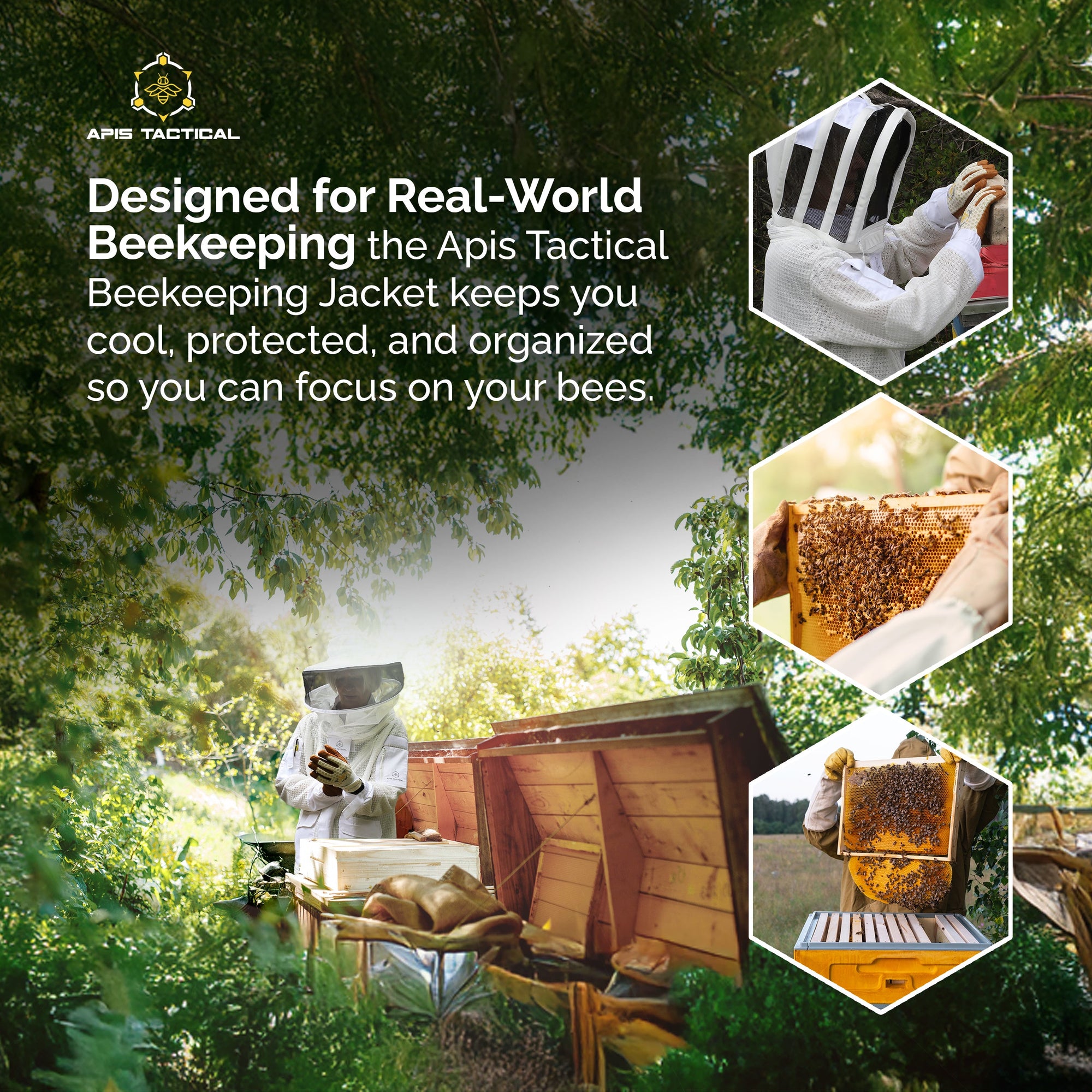 Apis Tactical PRO Ventilated Beekeeping Jacket (ships from warehouse)