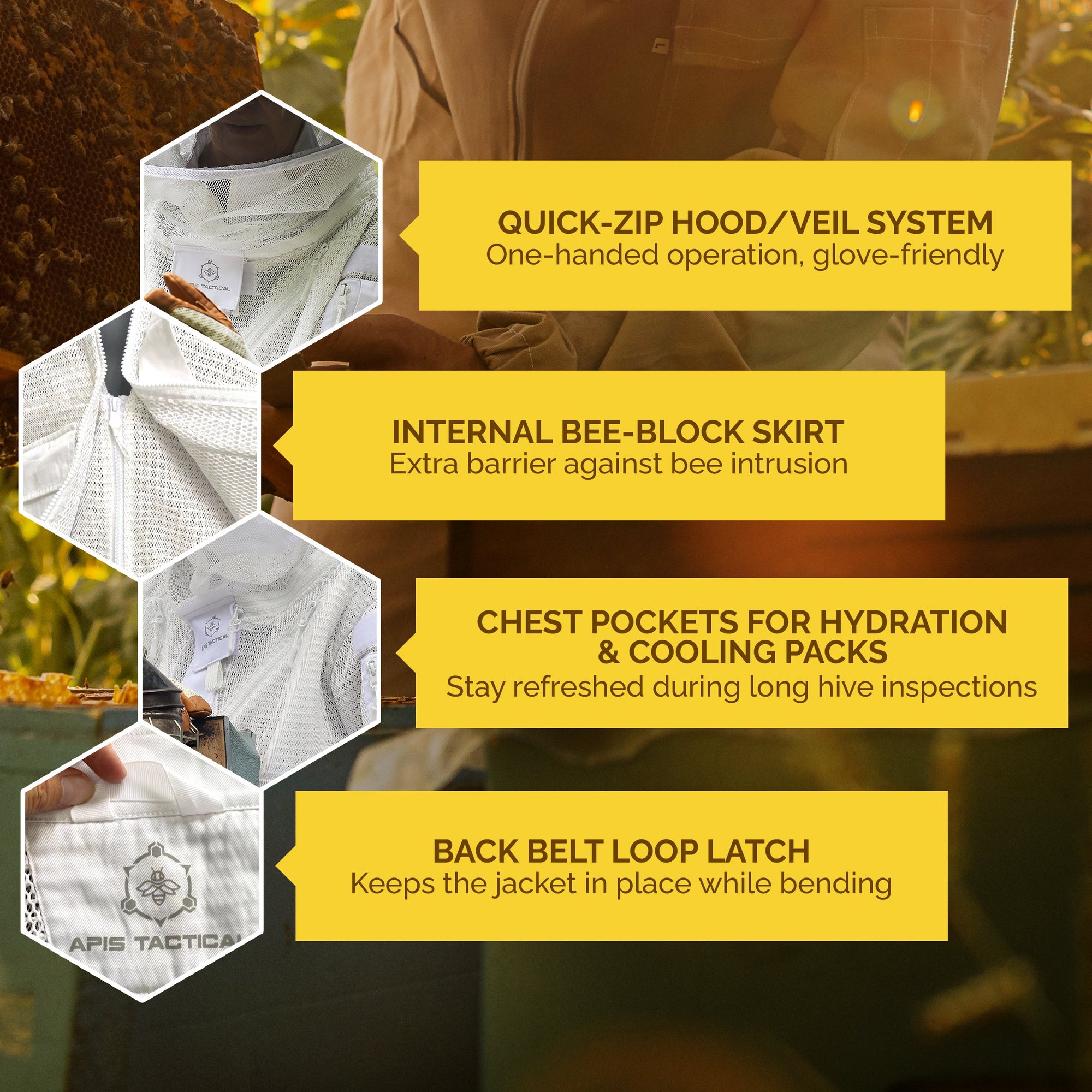 Apis Tactical PRO Ventilated Beekeeping Jacket (ships from warehouse)