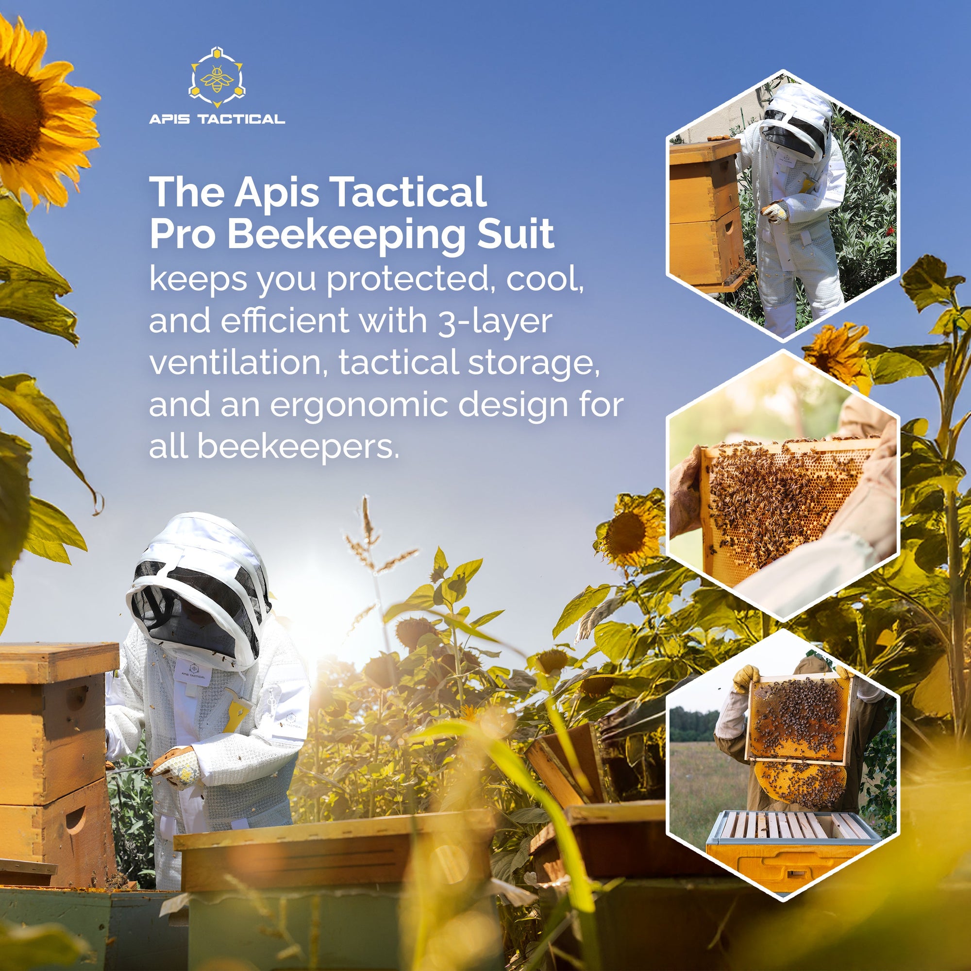 Apis Tactical PRO Full-Length Beekeeping Suit (ships from warehouse)