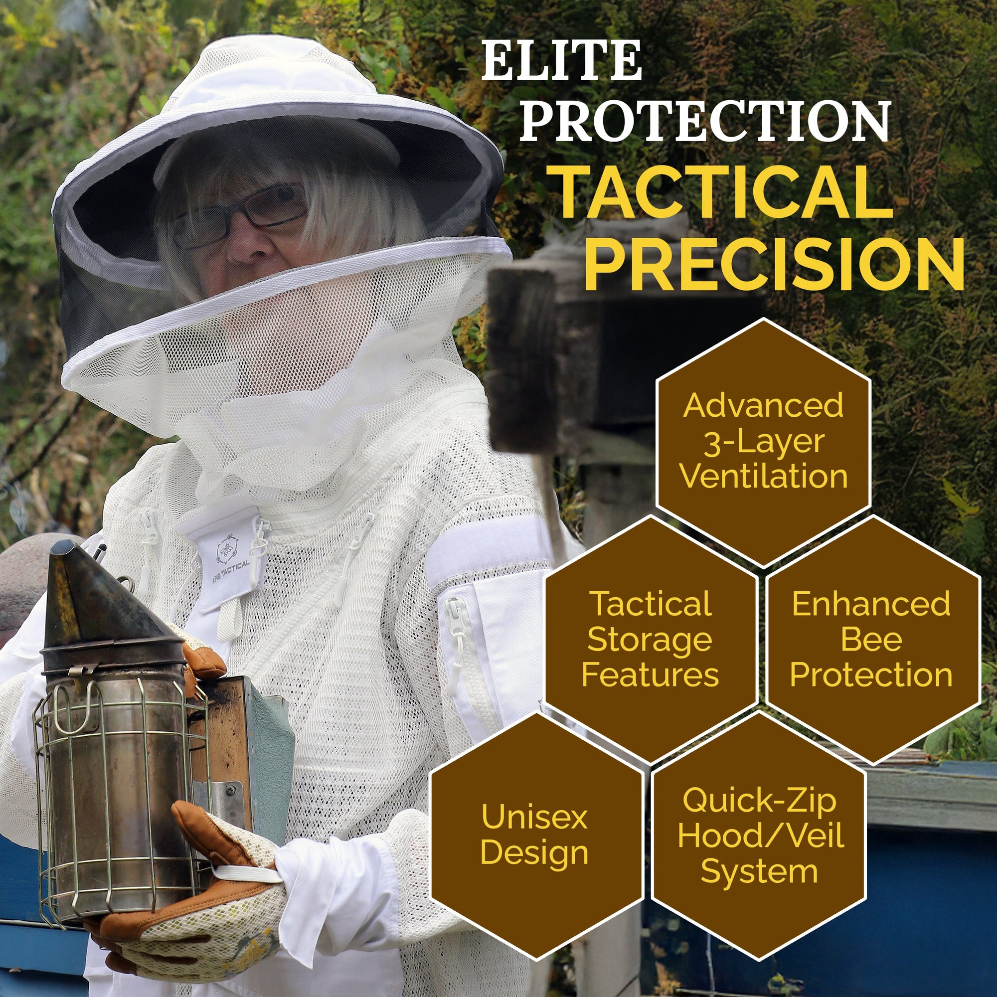 Apis Tactical Beekeeping Round Hood (ships from warehouse)