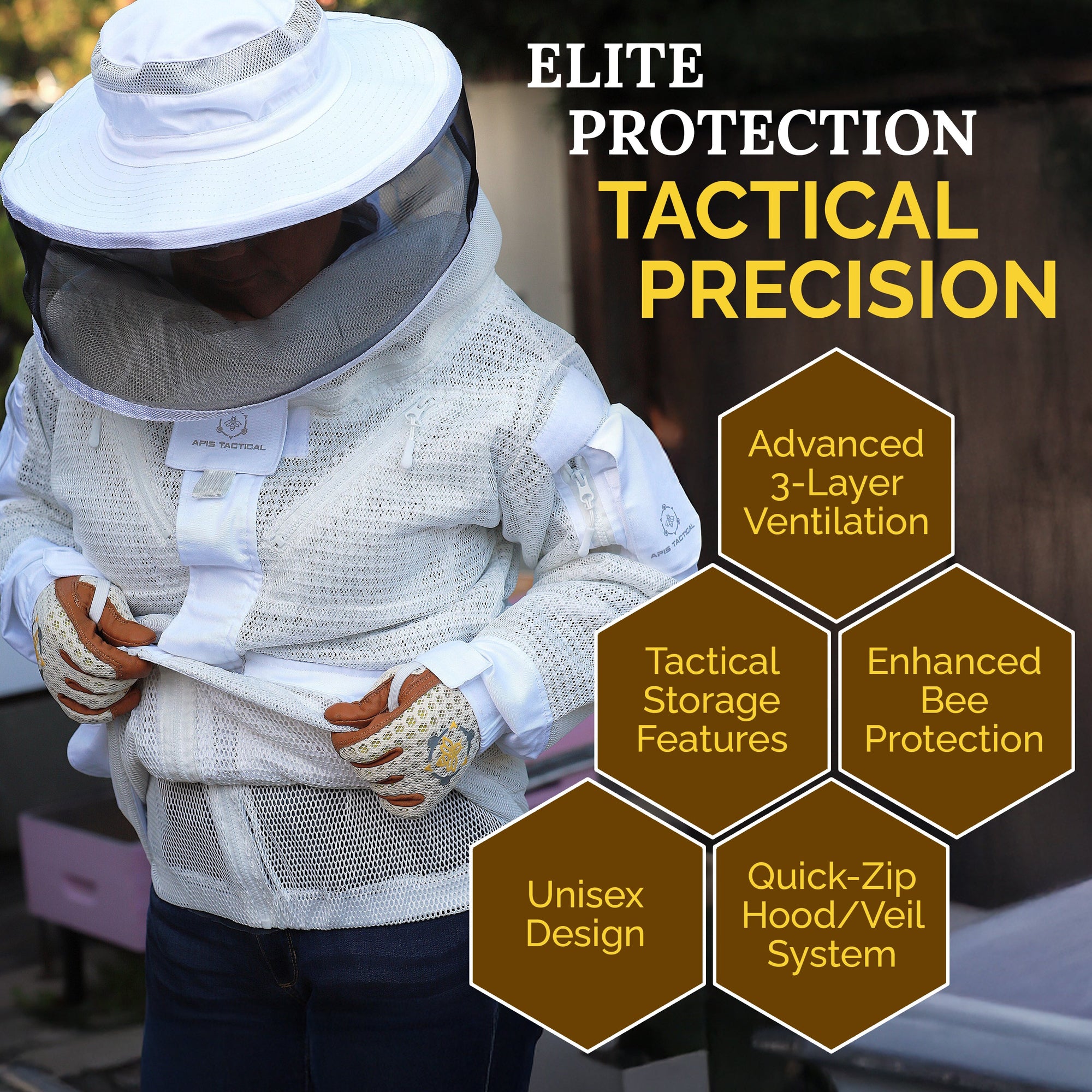 Apis Tactical PRO Ventilated Beekeeping Jacket (ships from warehouse)