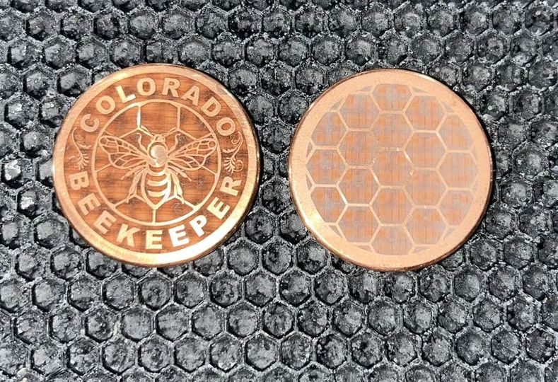Colorado Beekeeper Challenge Coin