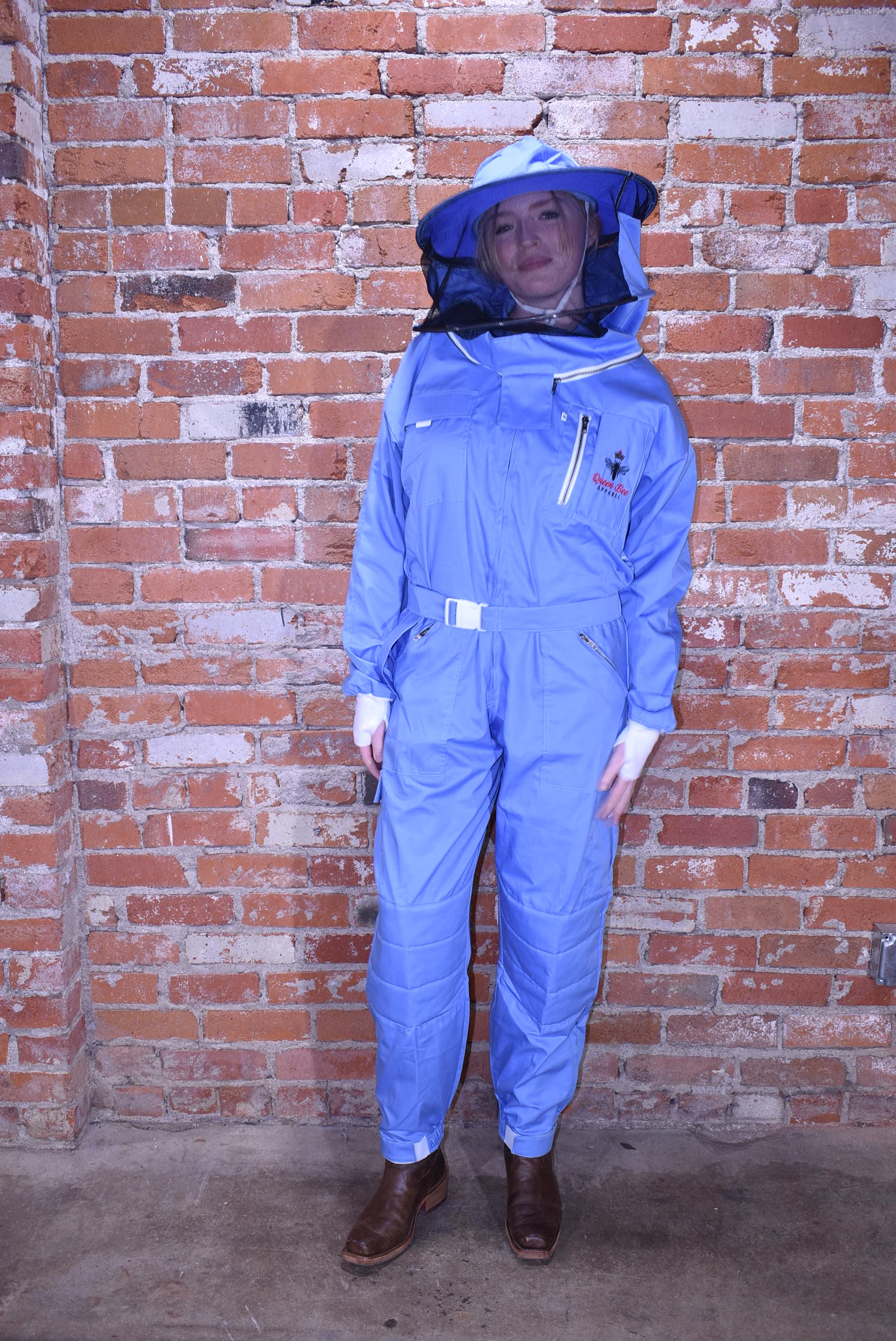 Womens Poly Cotton Suit: Queen Bee Apparel™ Blue Bell Collection