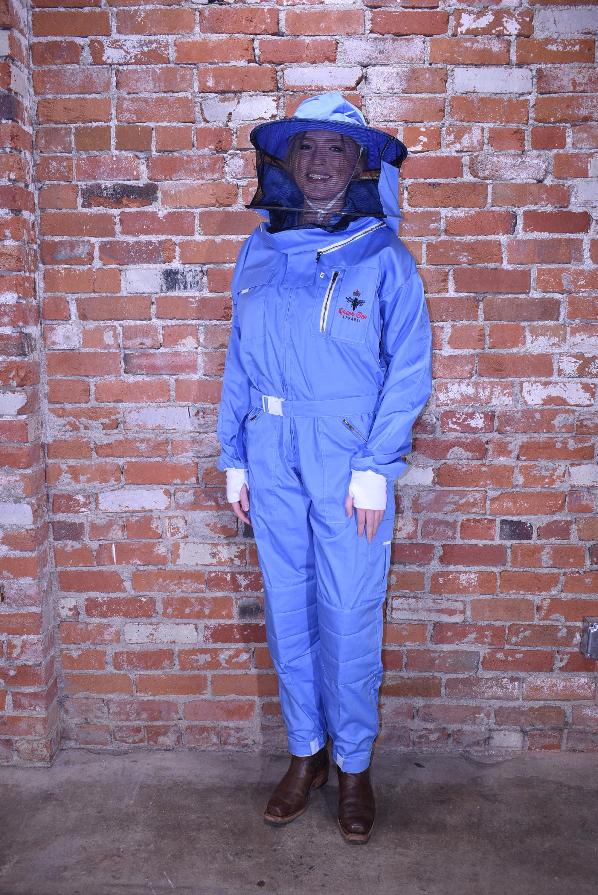 Womens Poly Cotton Suit: Queen Bee Apparel™ Blue Bell Collection