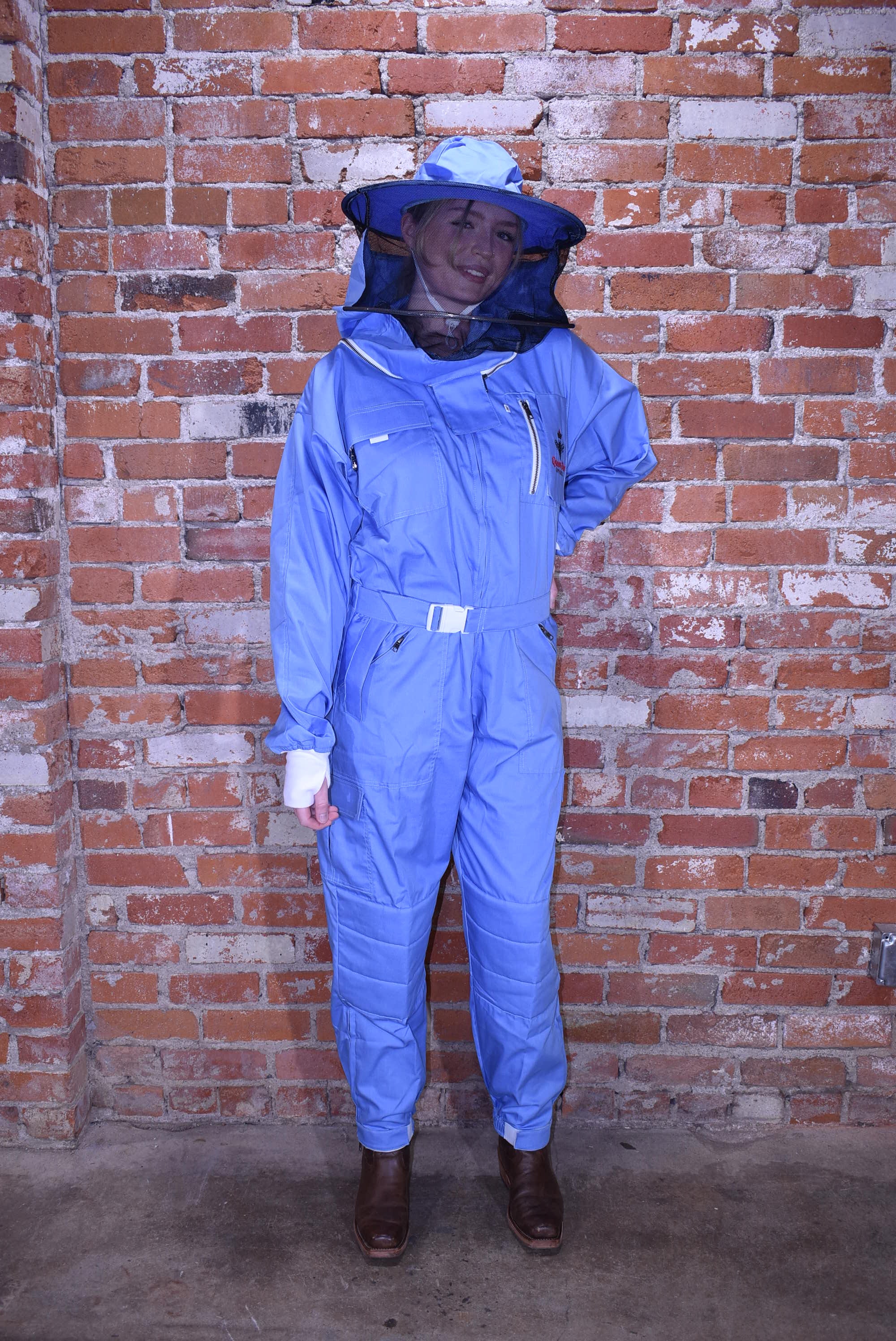 Womens Poly Cotton Suit: Queen Bee Apparel™ Blue Bell Collection