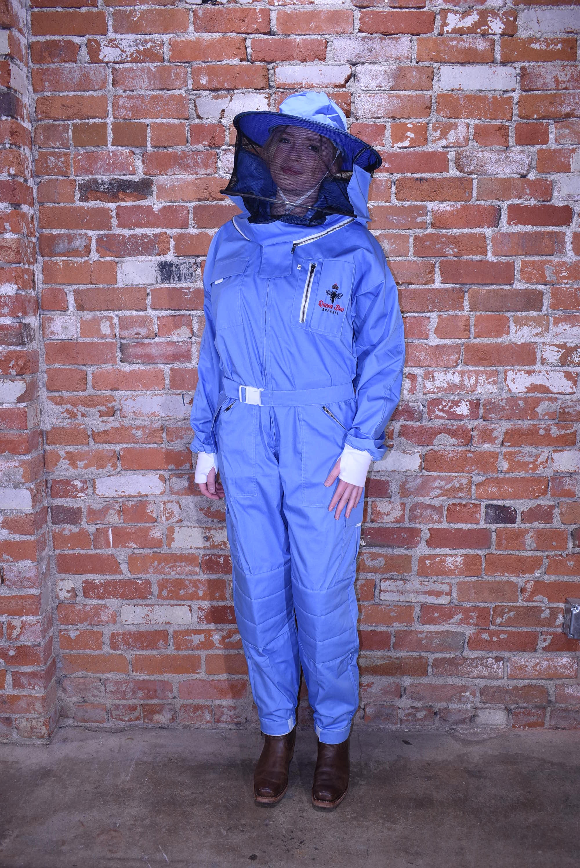 Womens Poly Cotton Suit: Queen Bee Apparel™ Blue Bell Collection