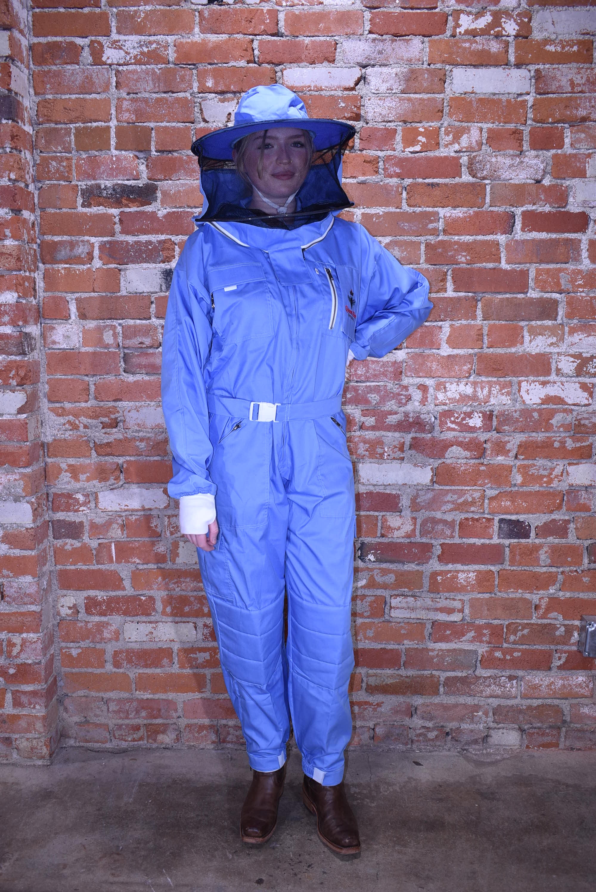 Womens Poly Cotton Suit: Queen Bee Apparel™ Blue Bell Collection