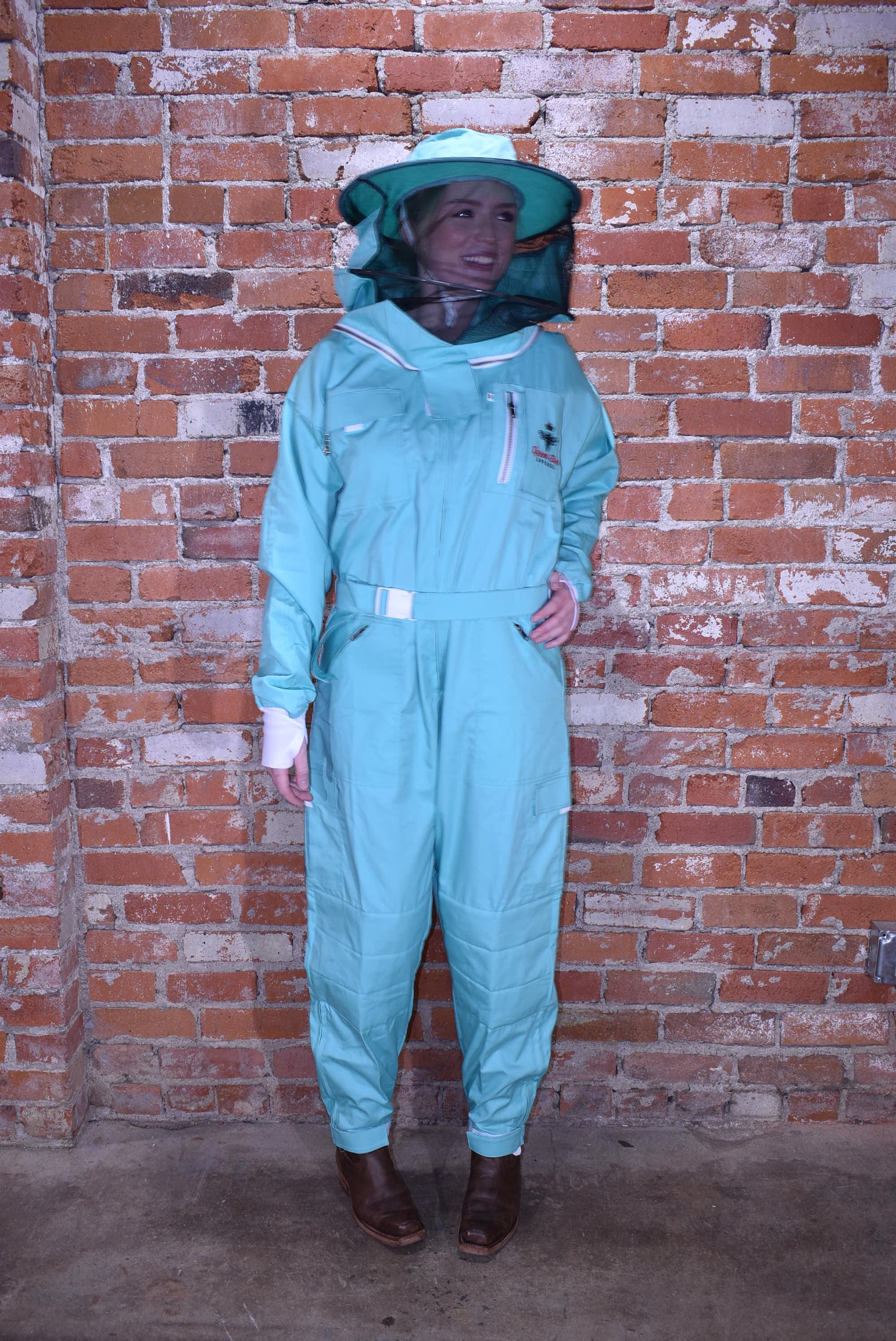 Womens Poly Cotton Suit: Queen Bee Apparel™ Mint Collection
