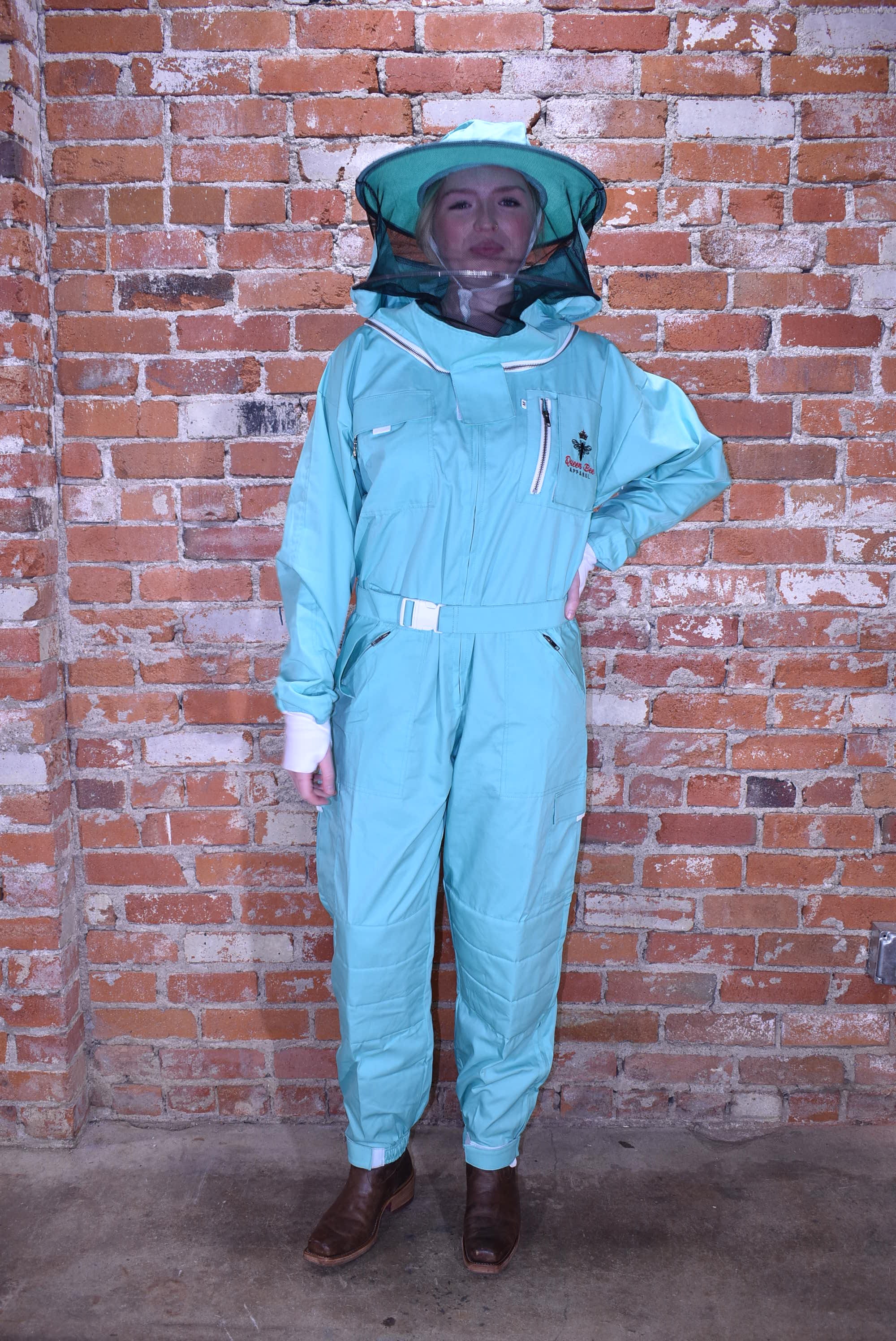 Womens Poly Cotton Suit: Queen Bee Apparel™ Mint Collection