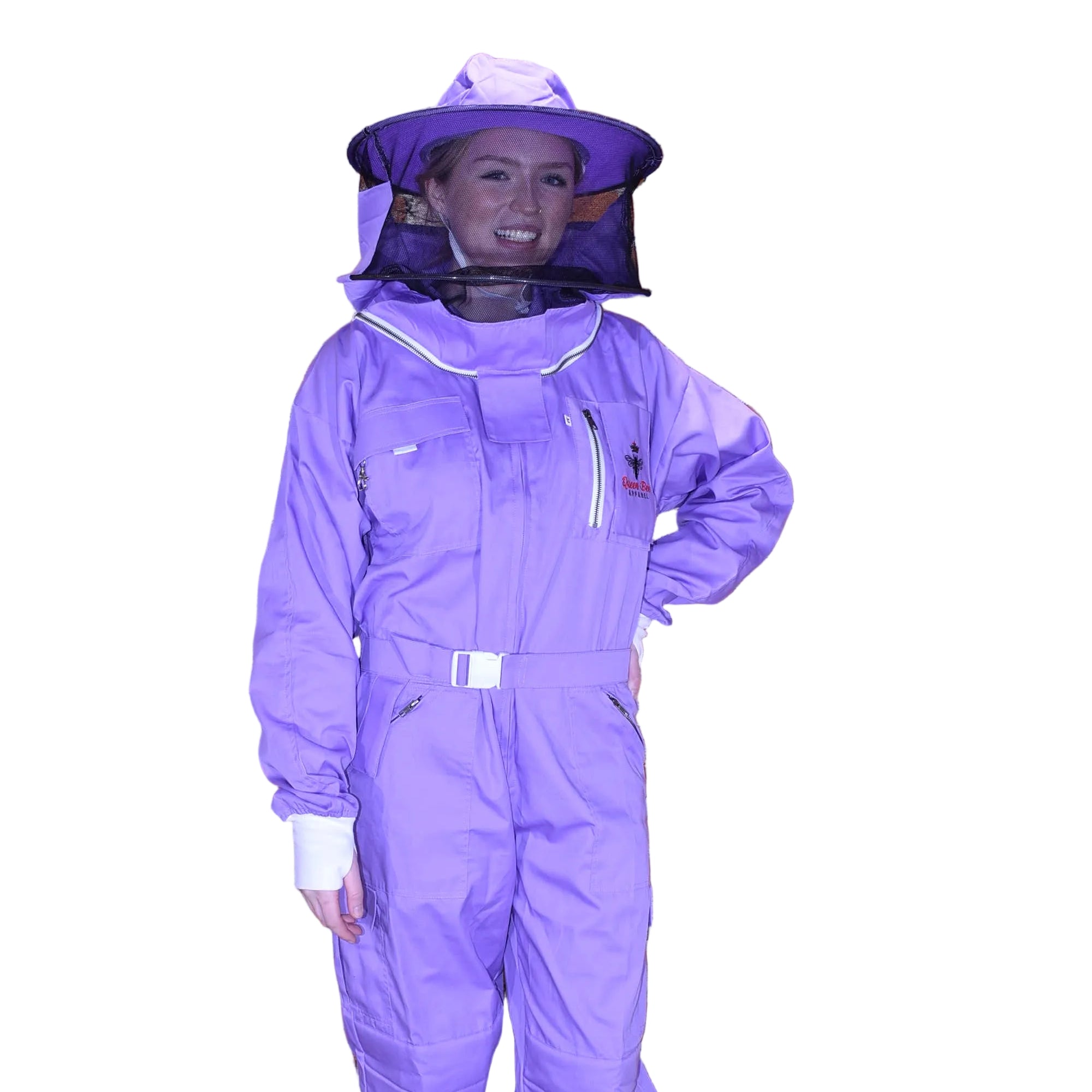 Womens Poly Cotton Suit: Queen Bee Apparel™ Lilac Collection