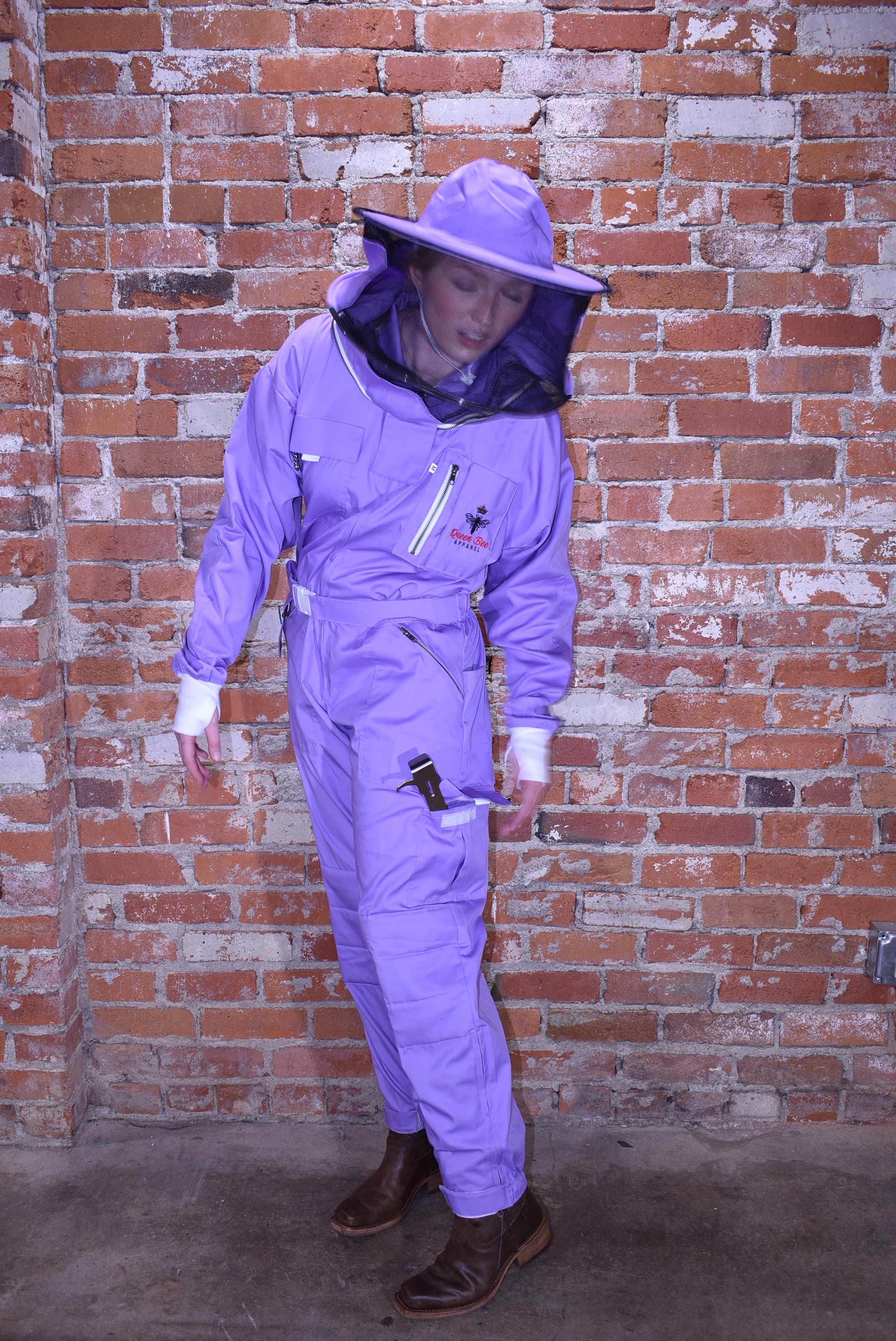 Womens Poly Cotton Suit: Queen Bee Apparel™ Lilac Collection