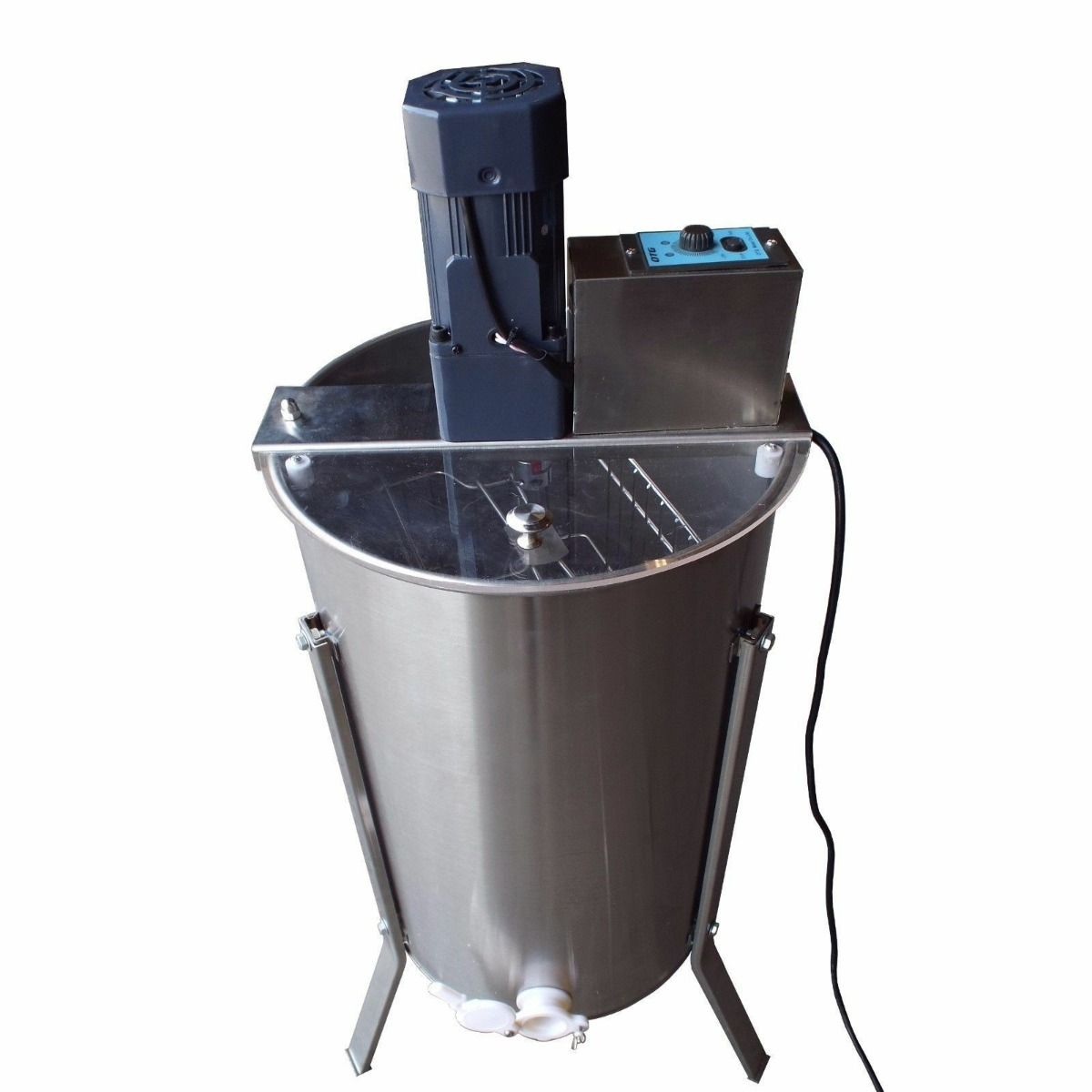 2 Frame Stainless Steel Motorized Honey Extractor