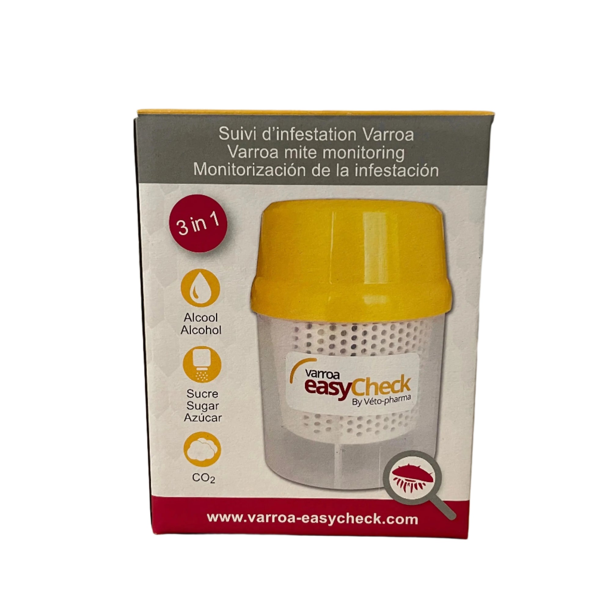 Medication: Easy-Check Mite Wash (Ships directly from warehouse)