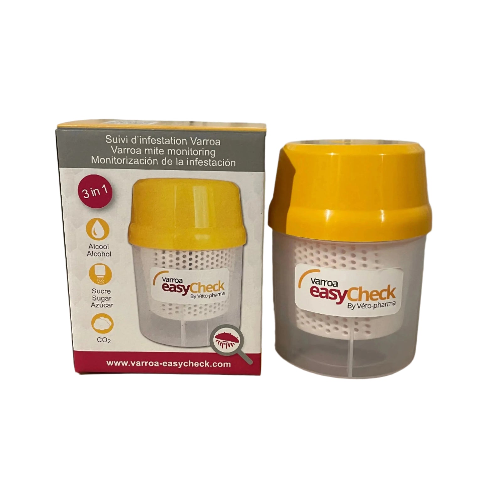 Medication: Easy-Check Mite Wash (Ships directly from warehouse)