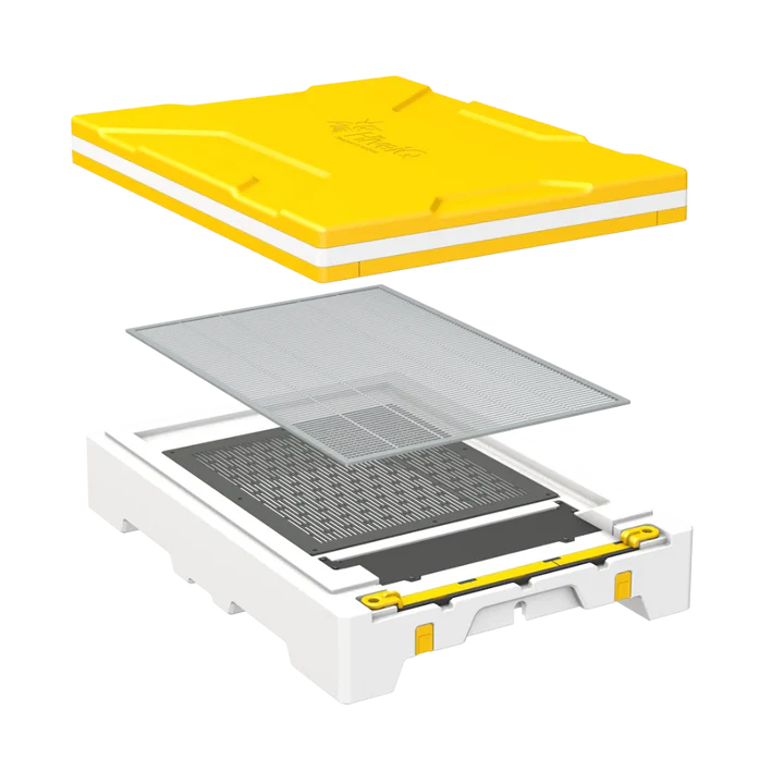 HIVEIQ Hive Base & Lid Kit w/queen excluder