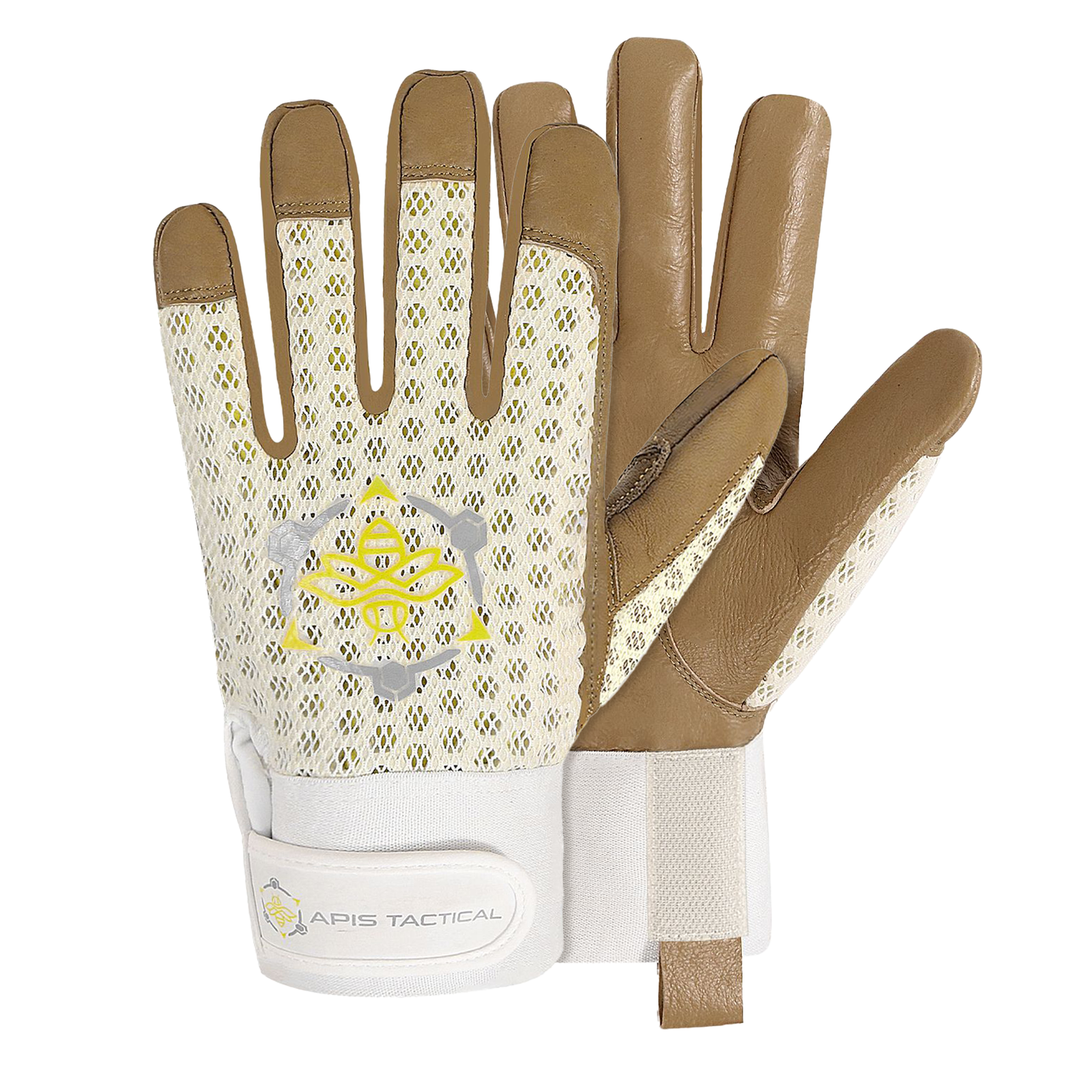 Apis Tactical Off-White PRO Beekeeping Gloves (ships from warehouse)