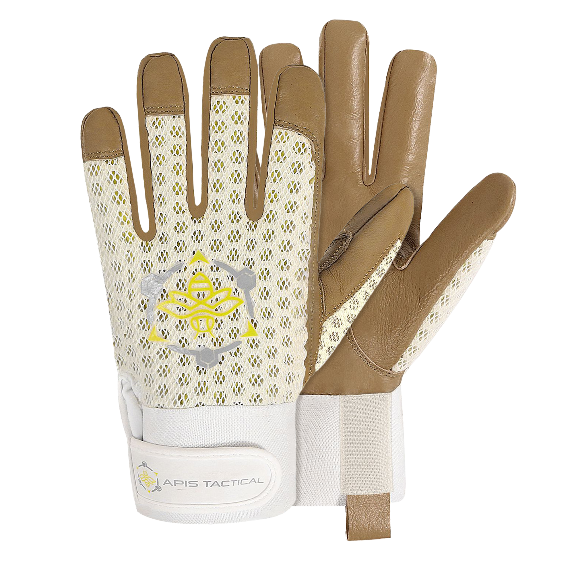 Apis Tactical Off-White PRO Beekeeping Gloves (ships from warehouse)