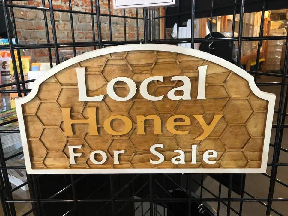 Sign Local Honey For Sale