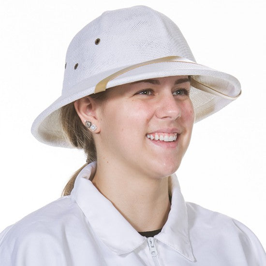 White Ventilated Helmet