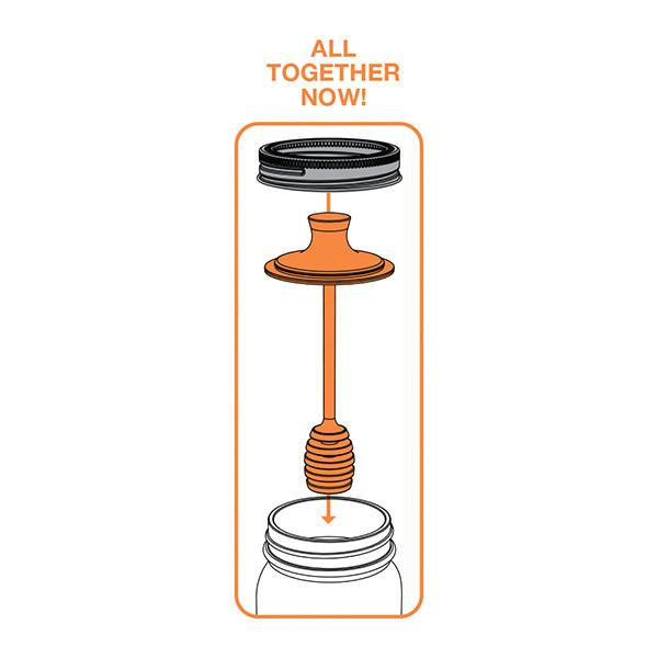 Jarware Honey Dipper
