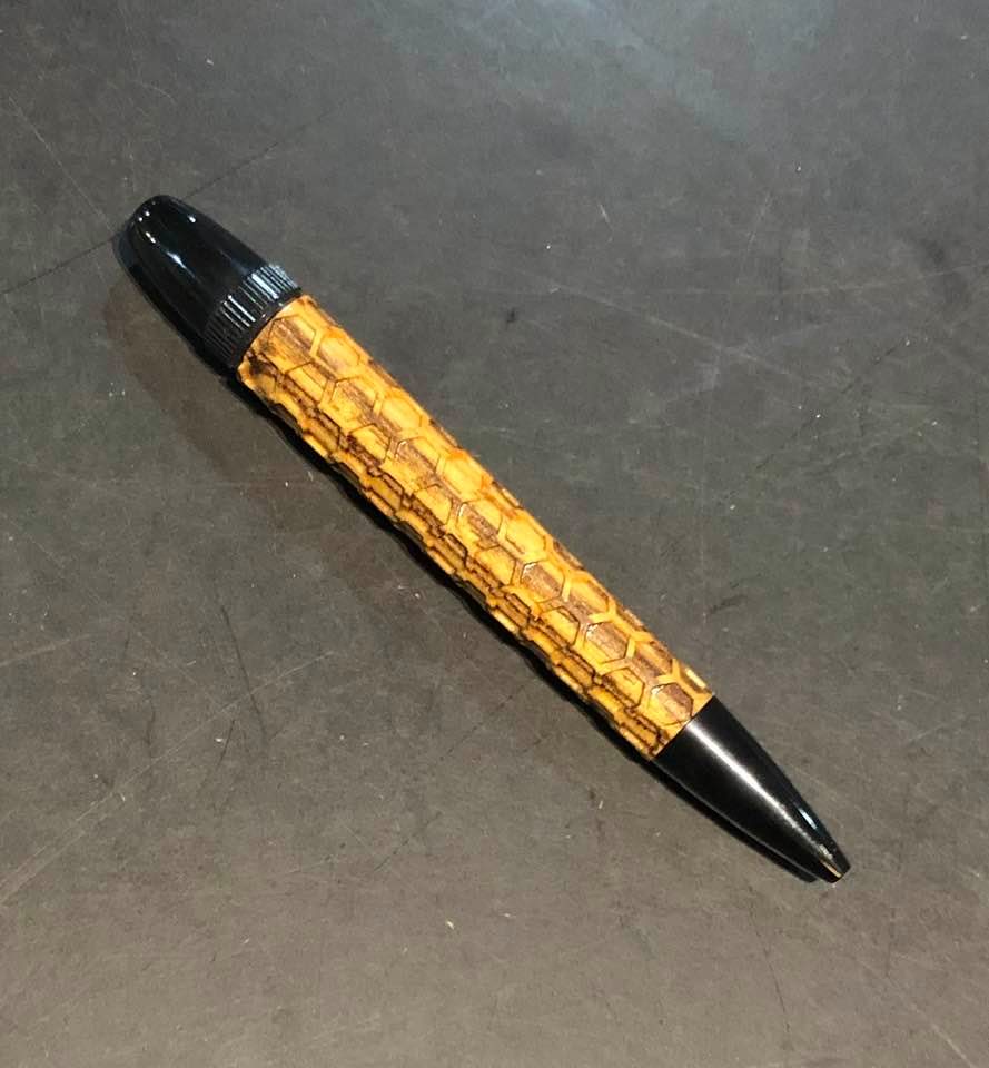 Pen Wooden Honeycomb